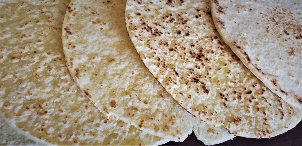 Where my quest succeeds  to find a gluten free flatbread that could also be used as a wrap for sandwiches for an upcoming canoe trip . . .  